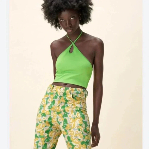 Zara Halter  Neck Top - Picture 3 of 12